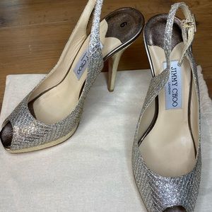 Sparkly Jimmy Choo heels